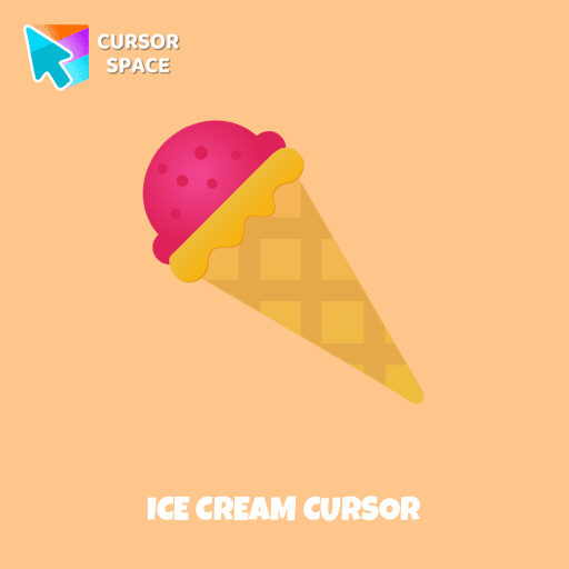 Ice Cream cursor arrow cursor