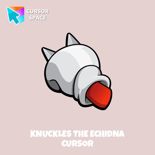 Knuckles the Echidna cursor pointer cursor